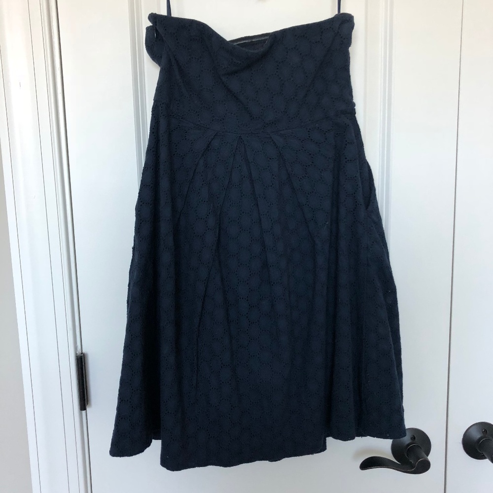 Gap Strapless Islet Dress with Pockets - Navy